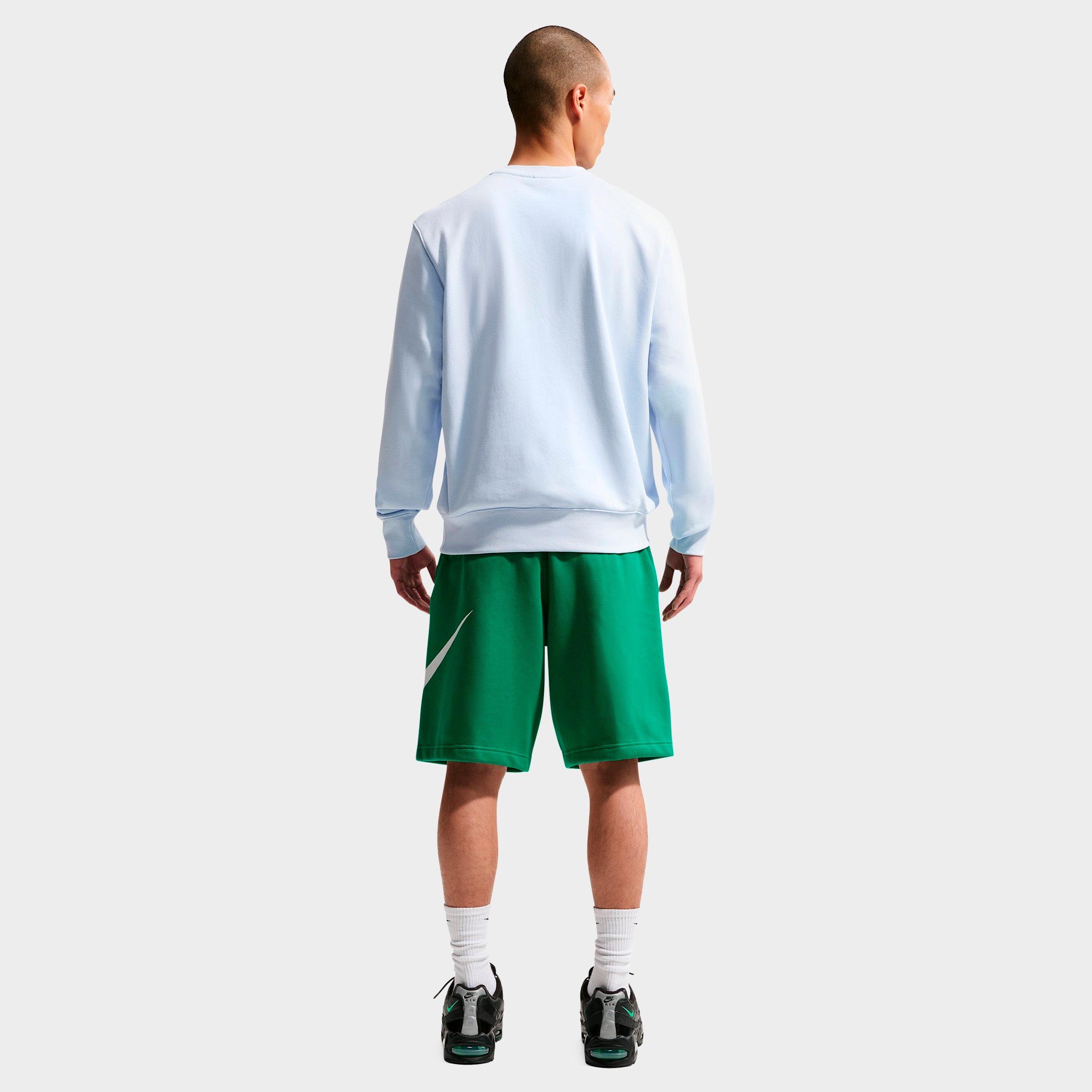 Men's Nithtke Club Fleece Swoosh Graphic Shorts - Malachite/Malachite/White