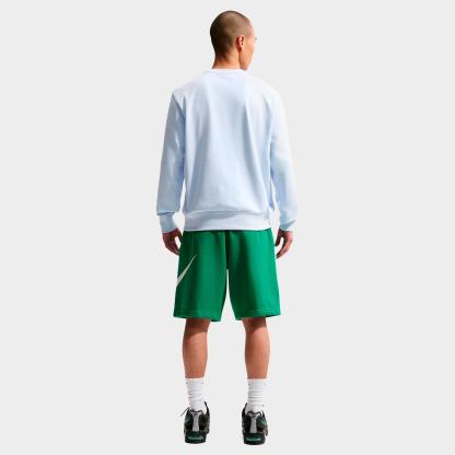 Men's Nithtke Club Fleece Swoosh Graphic Shorts - Malachite/Malachite/White