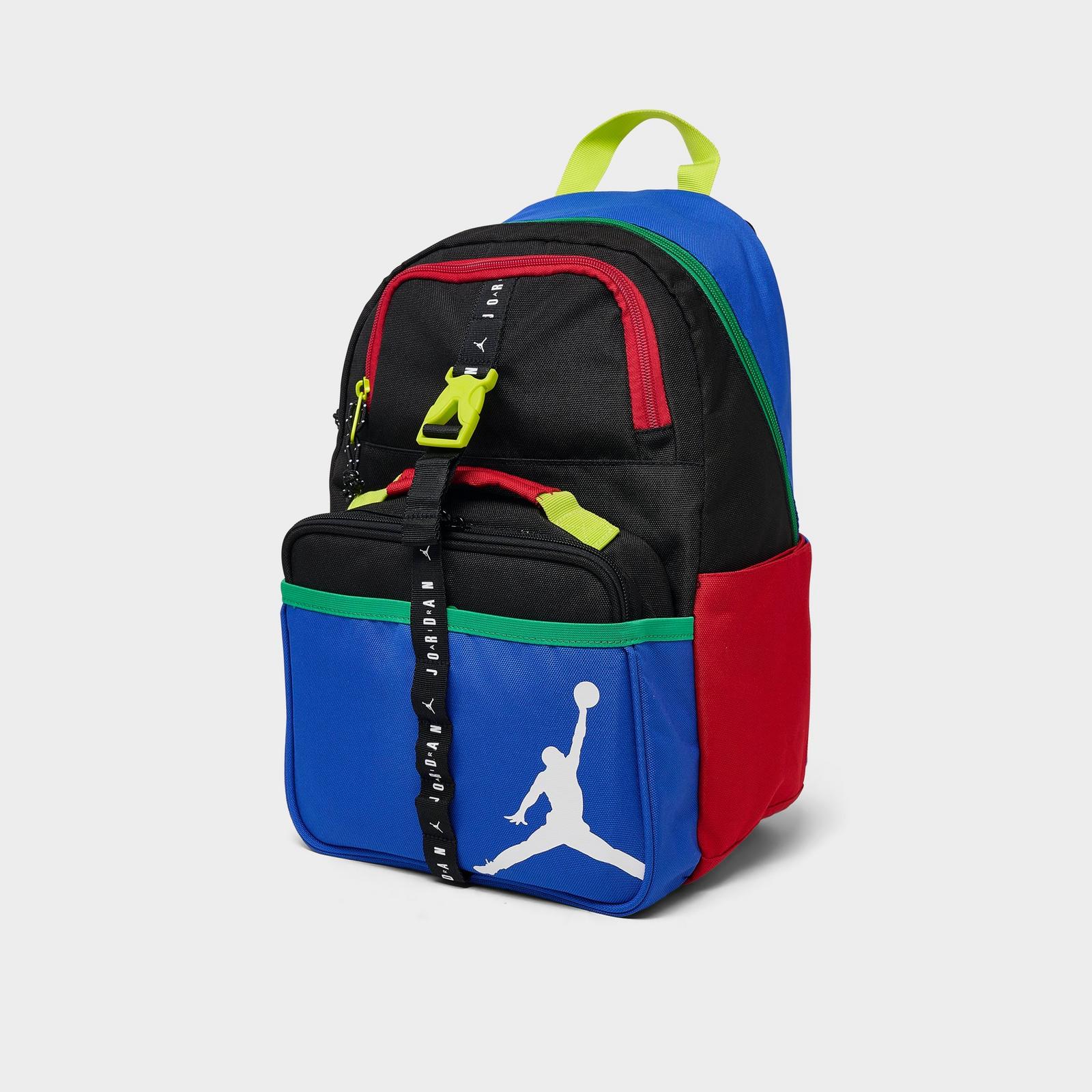 Kids' Air Jordan Lunch Bag (3L) and Backpack (18L) - Black/Game Royal - view 3
