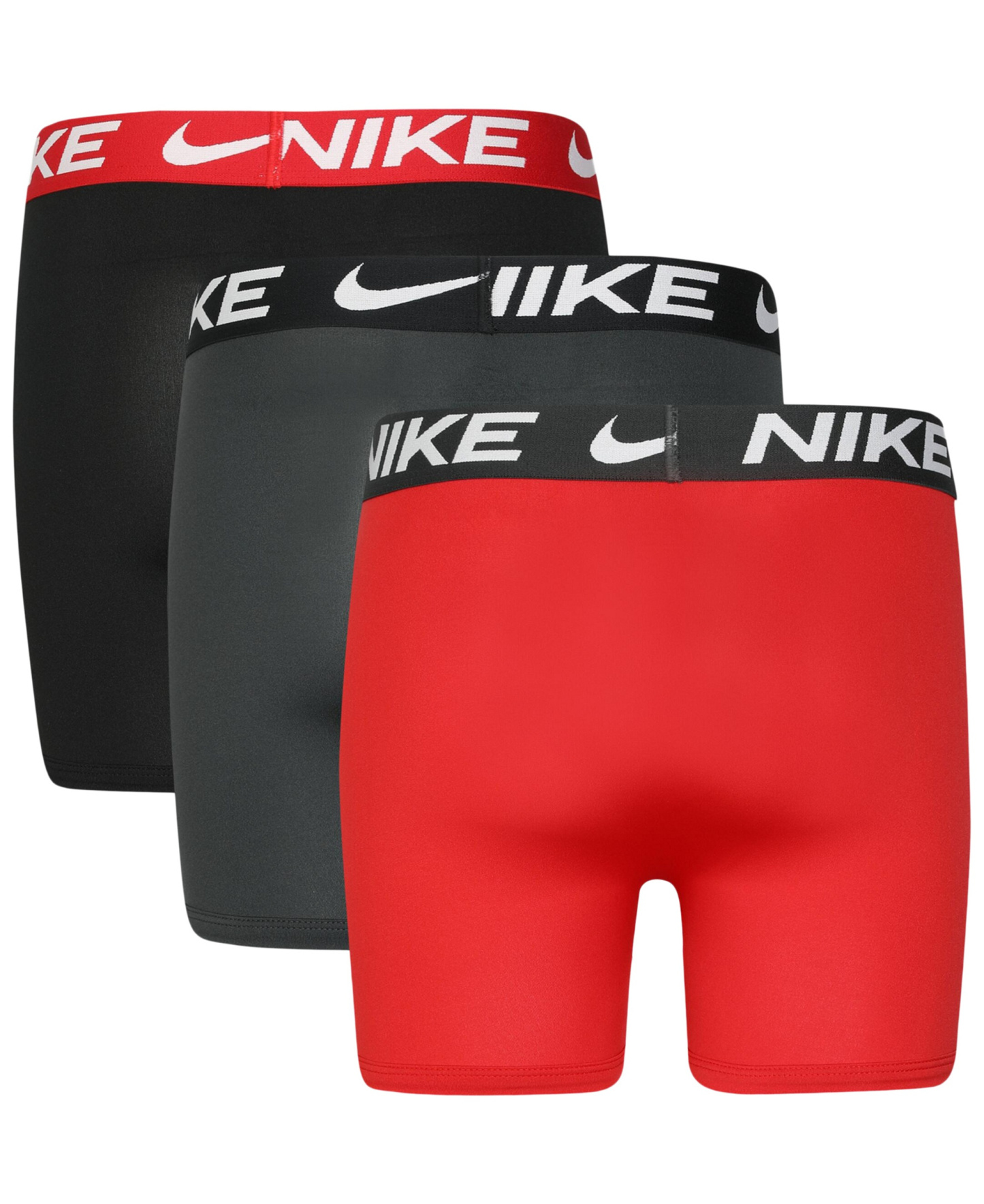 Nike Big Boys 3 PK. Essential Dri-FIT Boxer Briefs - University Red
