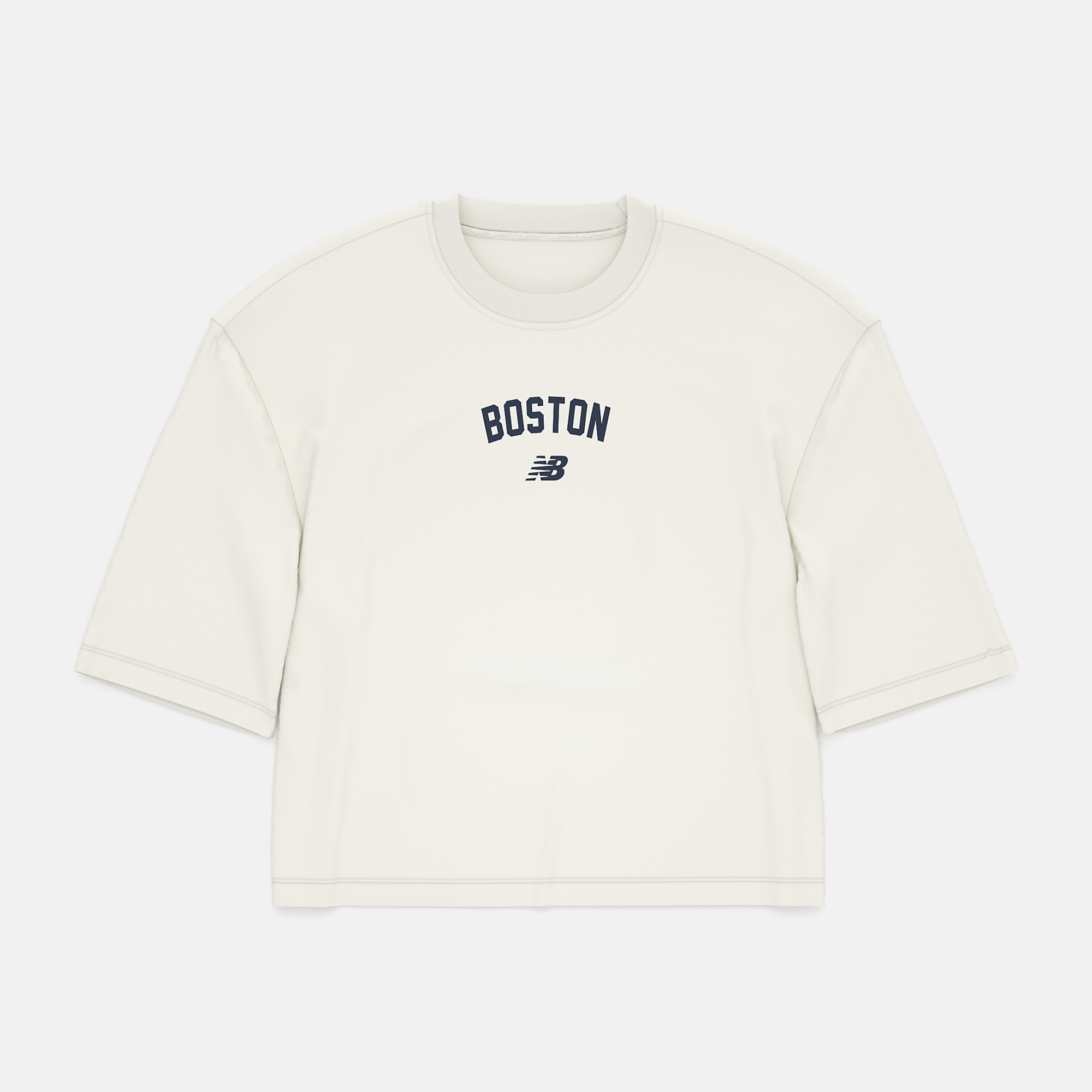 New Balance Boston City Waist Length T-Shirt, WT61W25ASST