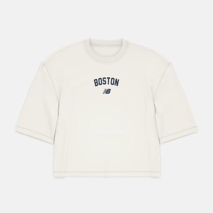 New Balance Boston City Waist Length T-Shirt, WT61W25ASST