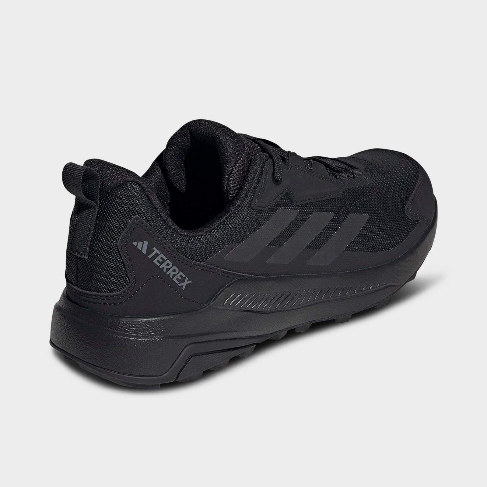 Men's adidas Terrex Anylander Hiking Shoes - Black/Black/Grey - view 4