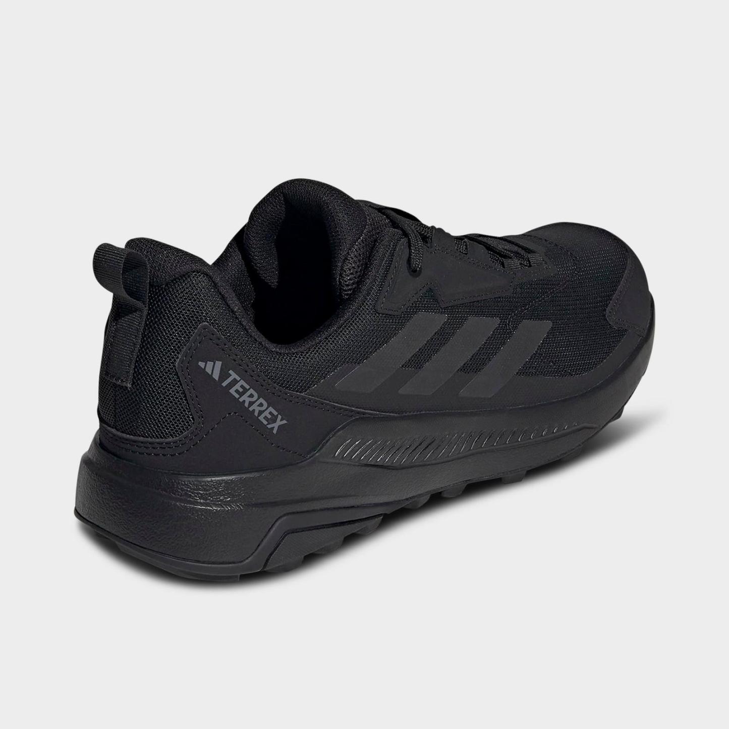 Men's adidas Terrex Anylander Hiking Shoes - Black/Black/Grey - view 4