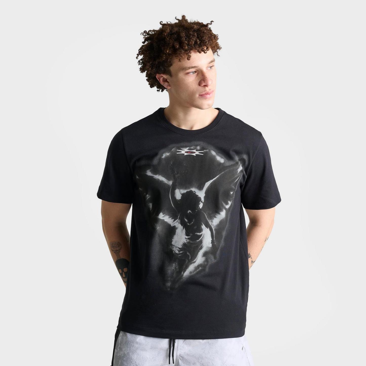 Men's Nike Sportswear Wreath Graphic T-Shirt - Black
