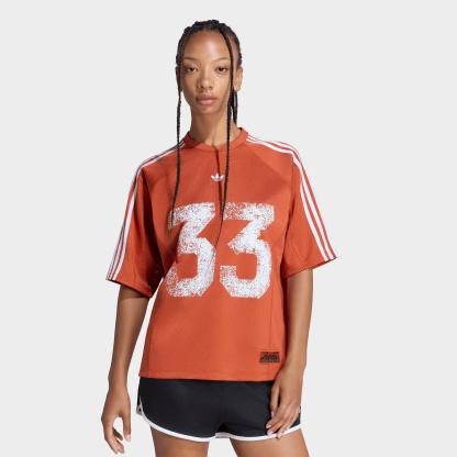 Women's adidas Originals Jersey Top - Vermillion