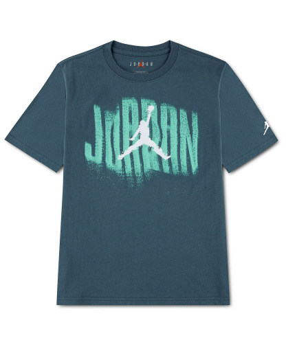 Jordan Boys' 8-20 Distressed Short-Sleeve T-Shirt - Ash Green