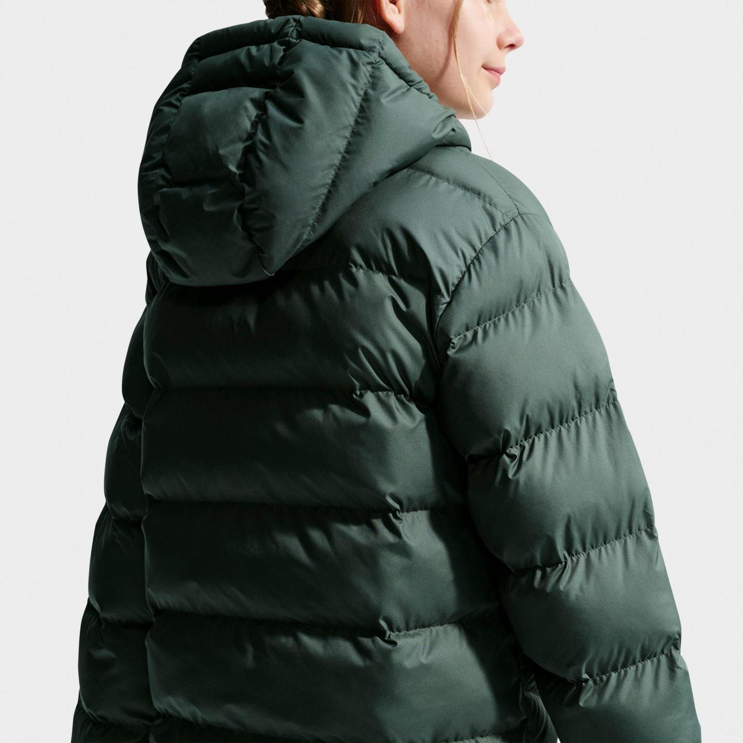 Big Kids' Nithtke Sportswear All Day Play Therma-FIT Loose-Fit Puffer Jacket - Camo Green/White