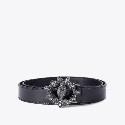 Kurt Geiger London Chelsea Crystal Belt - Black