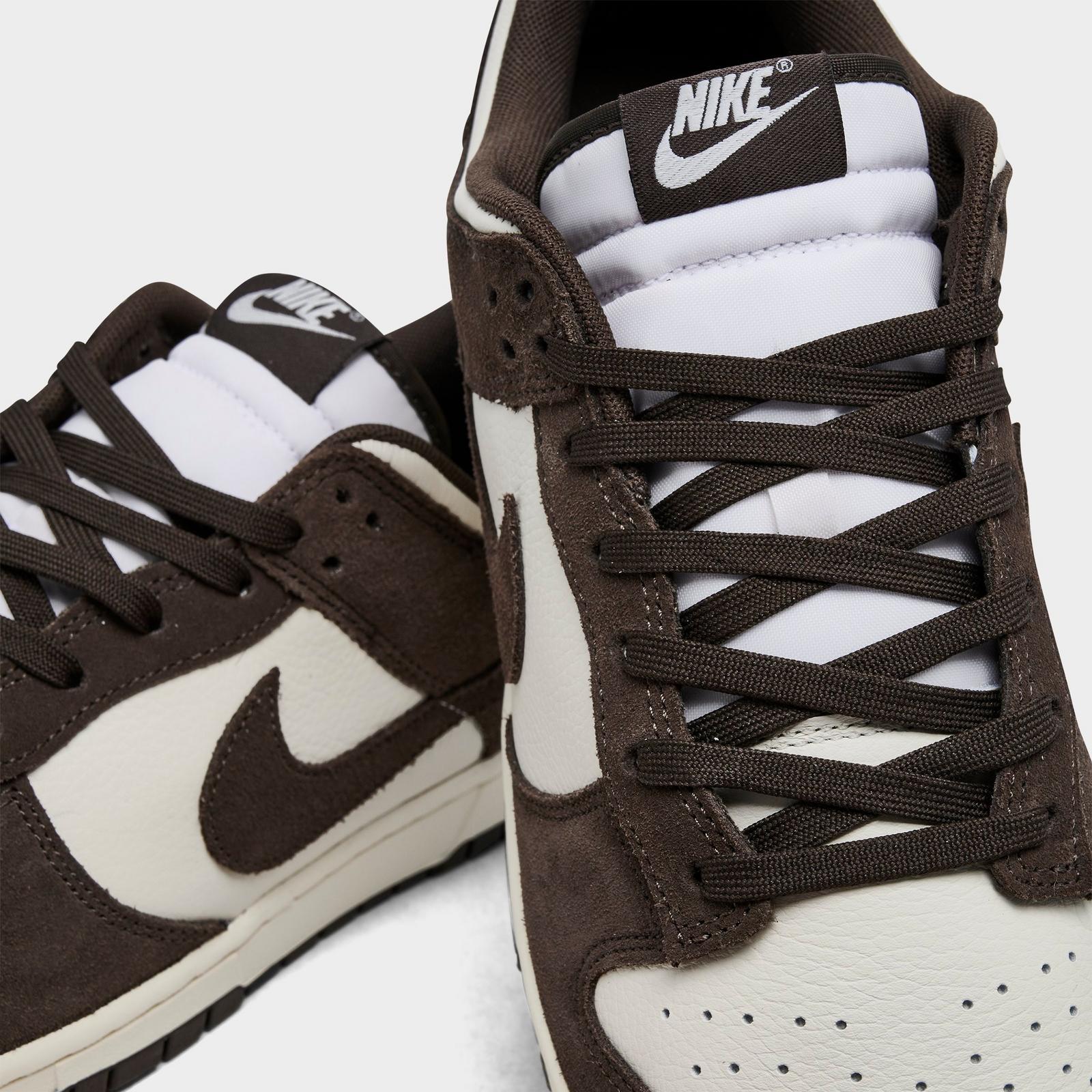 Men's Nike Dunk Low Retro Casual Shoes - Pale Ivory/Pale Ivory/Baroque Brown