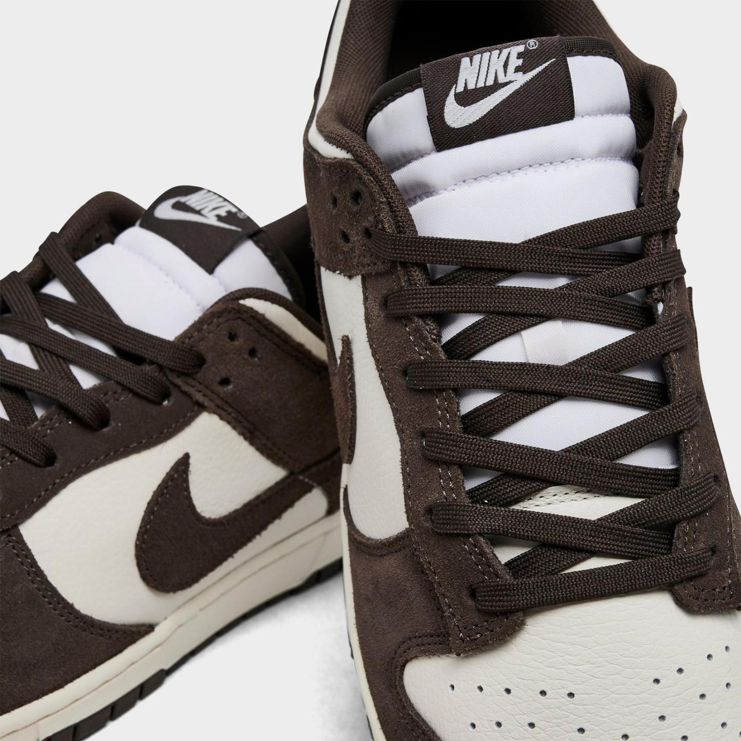 Men's Nike Dunk Low Retro Casual Shoes - Pale Ivory/Pale Ivory/Baroque Brown