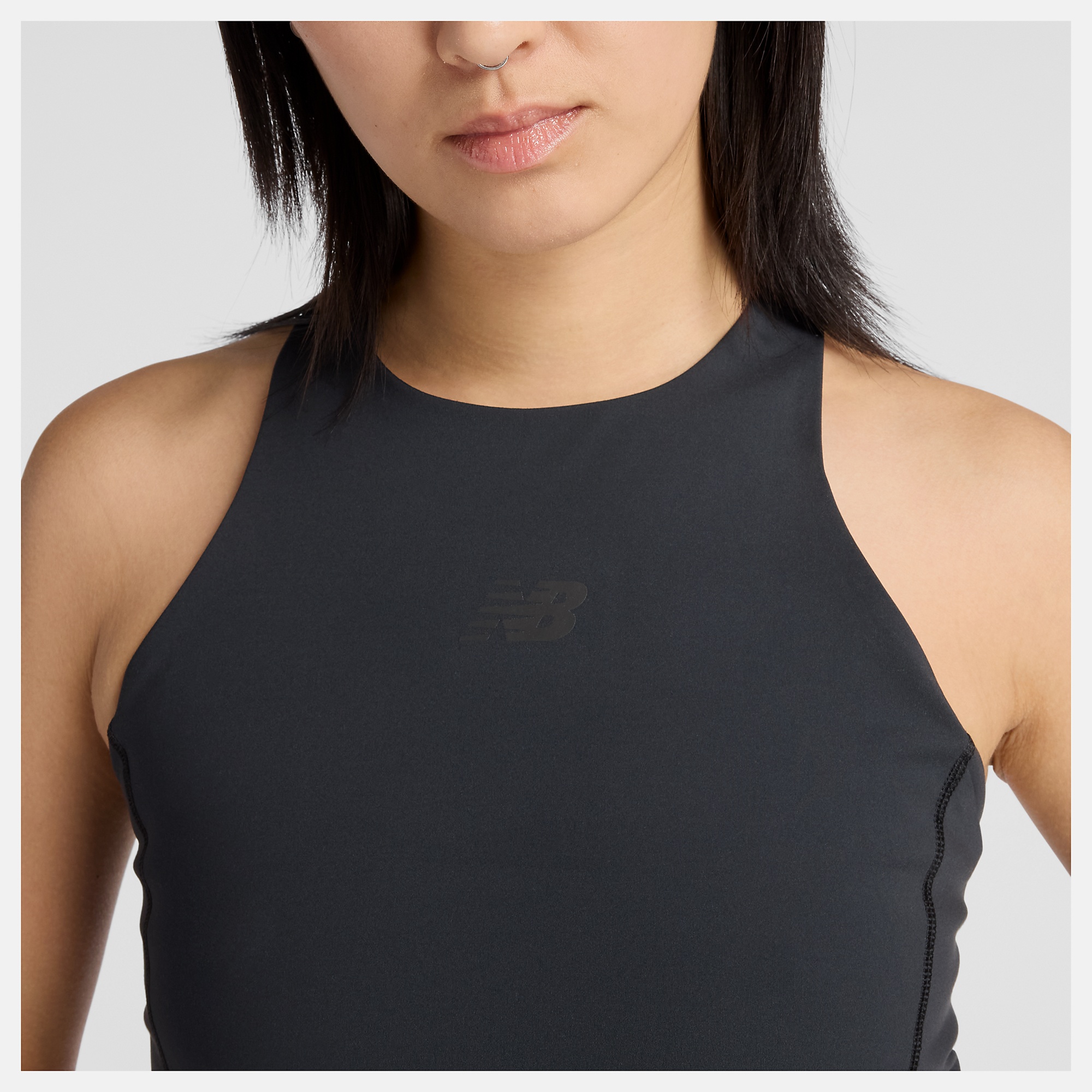 New Balance RC Elite Storage Crop Tank, WT61P7F8BK