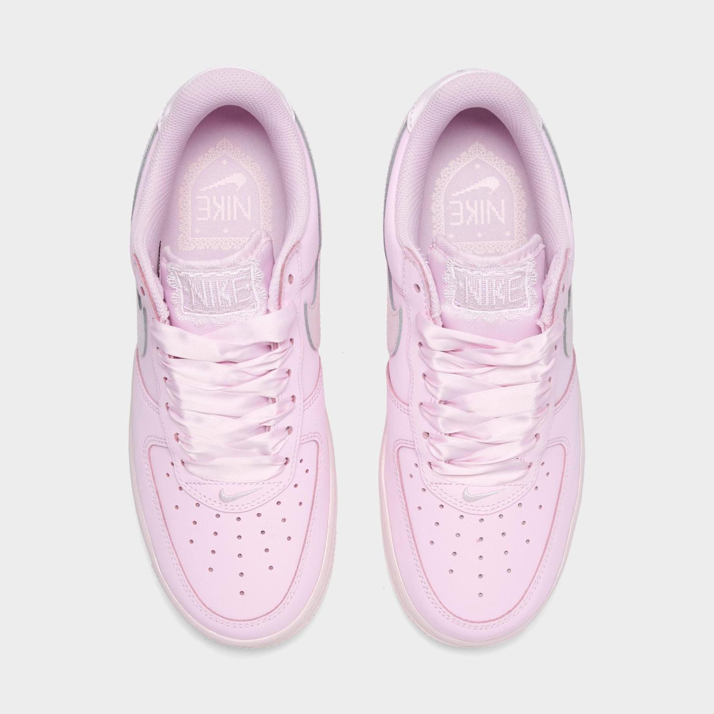Women's Nithtke Air Force 1 Retro Premium Casual Shoes - Pink Foam/Pink Foam/Pearl Pink - Top view