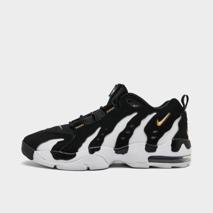 Men's Nike Air DT Max '96 Low Casual Shoes - Black/White/Metallic Gold