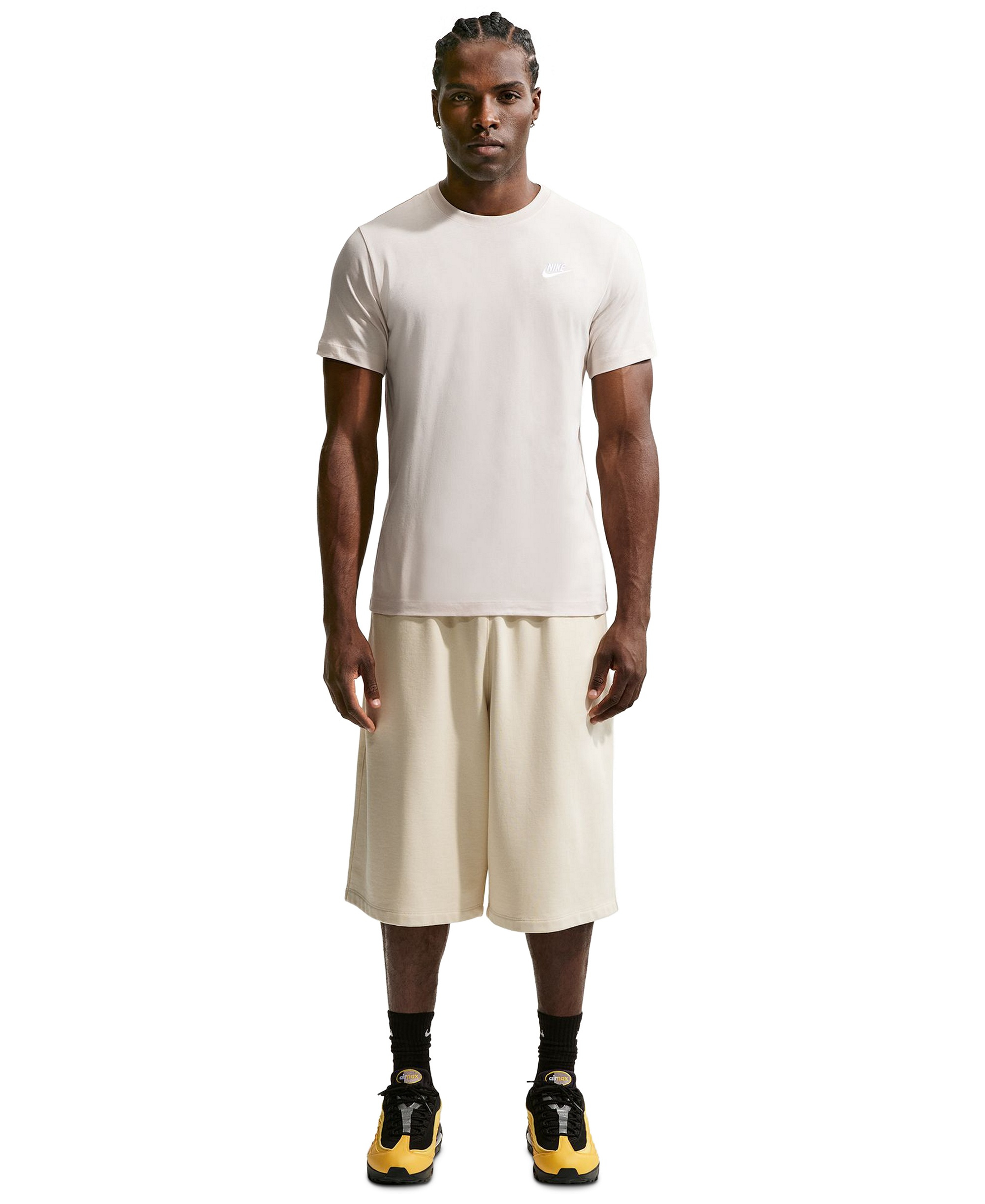 Nike Men's Sportswear Club Crewneck T-Shirt - Light Orewood Brown