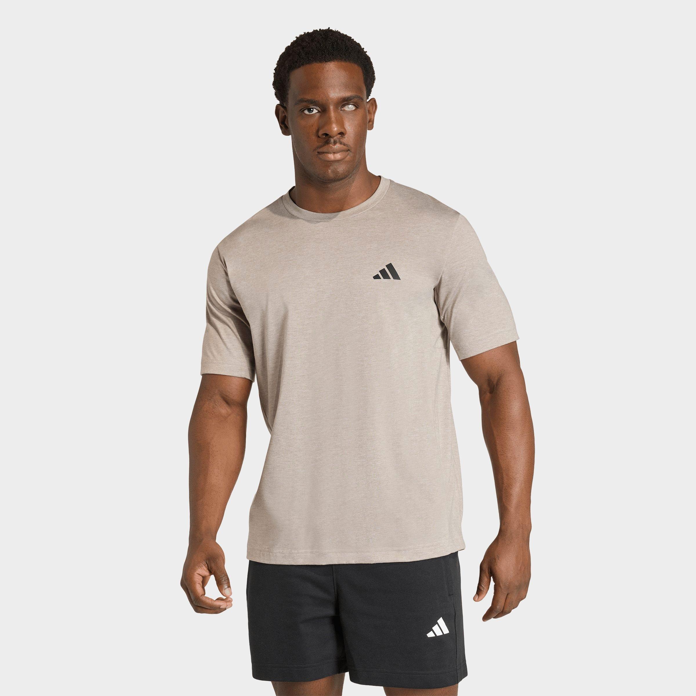 Men's adidas Workout Essentials Feelready T-Shirt - Medium Grey Heather