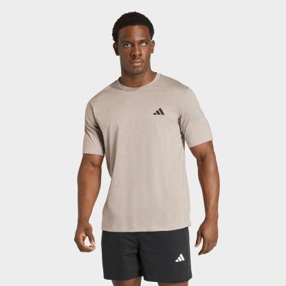 Men's adidas Workout Essentials Feelready T-Shirt - Medium Grey Heather
