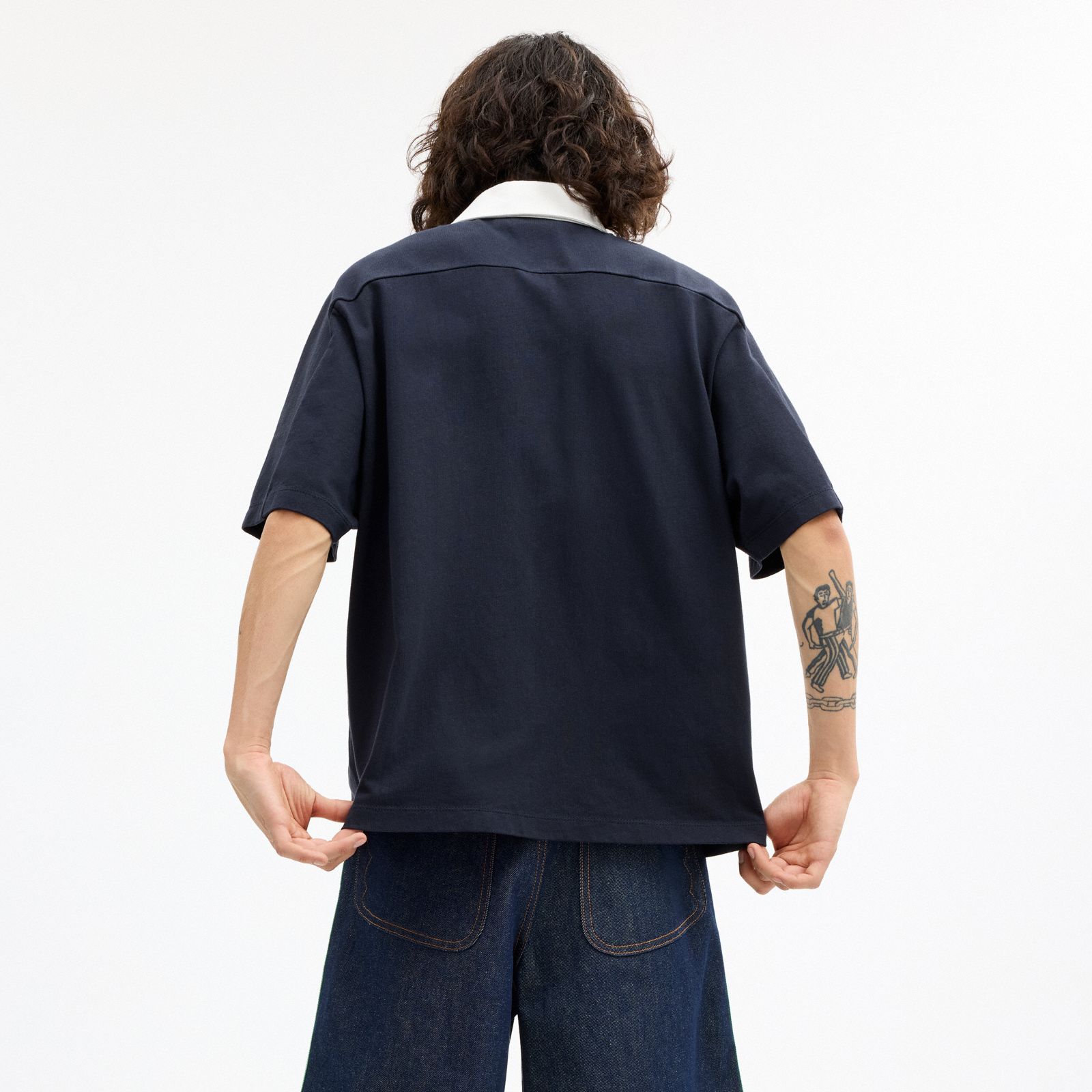 Coach | Brain Dead Rugby Polo - Navy Blue - view 3