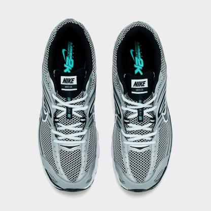 Men's Nithtke Air Max Moto 2K Casual Shoes - Off White/Metallic Silver/Hyper Turquoise/Black - Top view