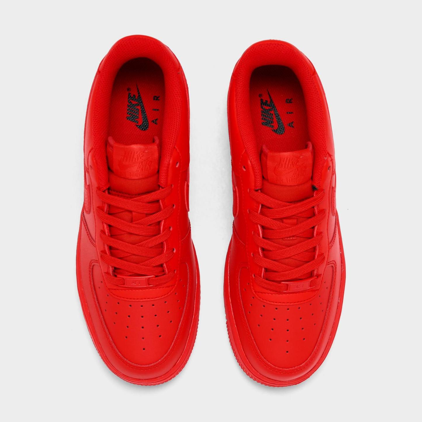 Big Kids' Nike Air Force 1 Low Casual Shoes - Red