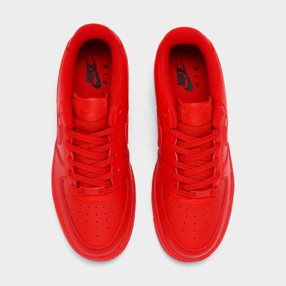 Big Kids' Nike Air Force 1 Low Casual Shoes - Red
