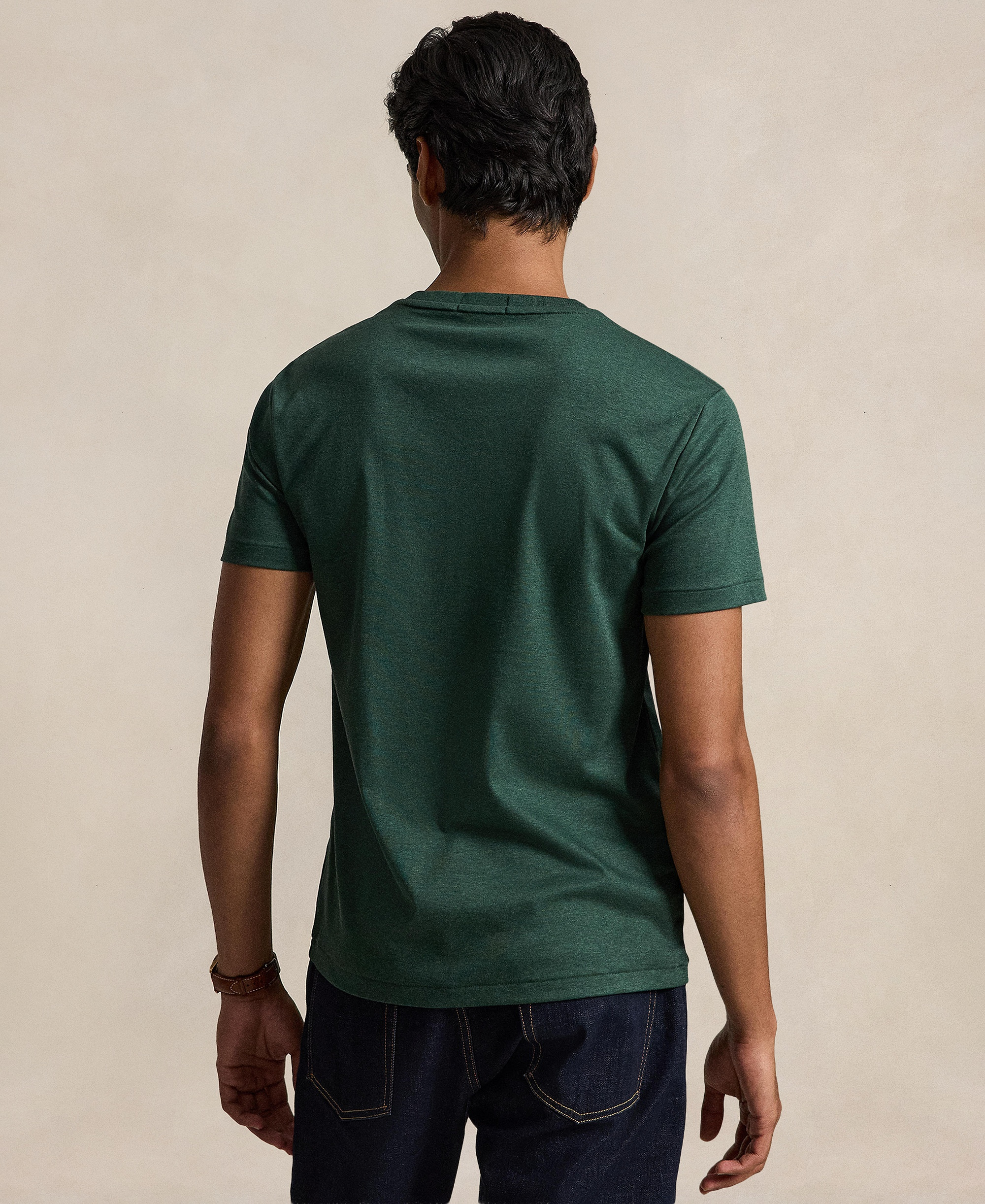 Polo Ralph Lauren Men's Custom Slim-Fit Soft Cotton T-Shirt - Scotn Pine Heather