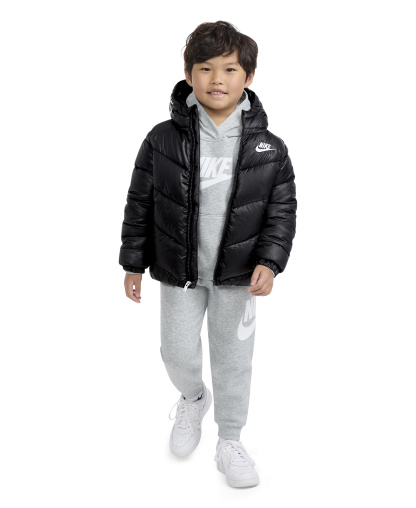 Nike Boys' 4-7 All Day Play Puffer Full-Zip Jacket - Black