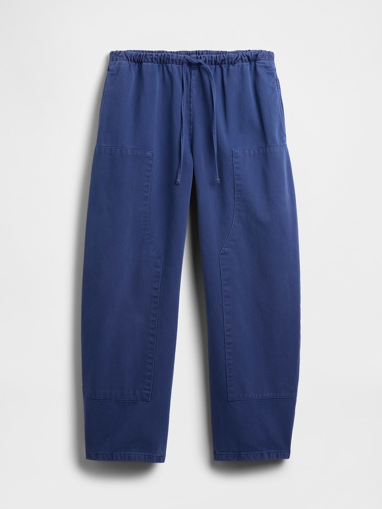 Easy Double-Knee Barrel Pants - Dutch blue