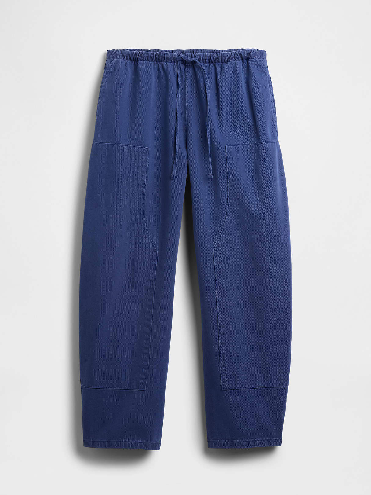 Easy Double-Knee Barrel Pants - Dutch blue