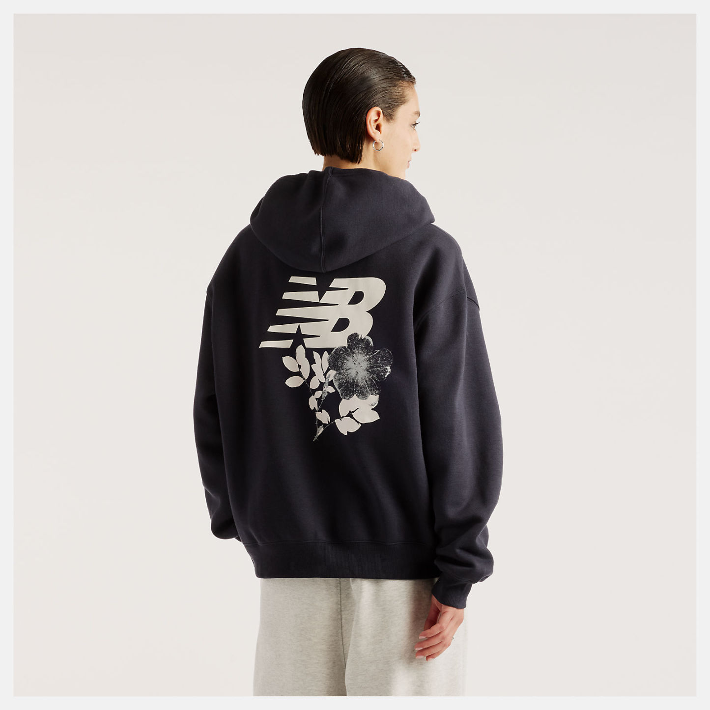 New Balance Pressed Flowers Hoodie, WT62H6F8DNT