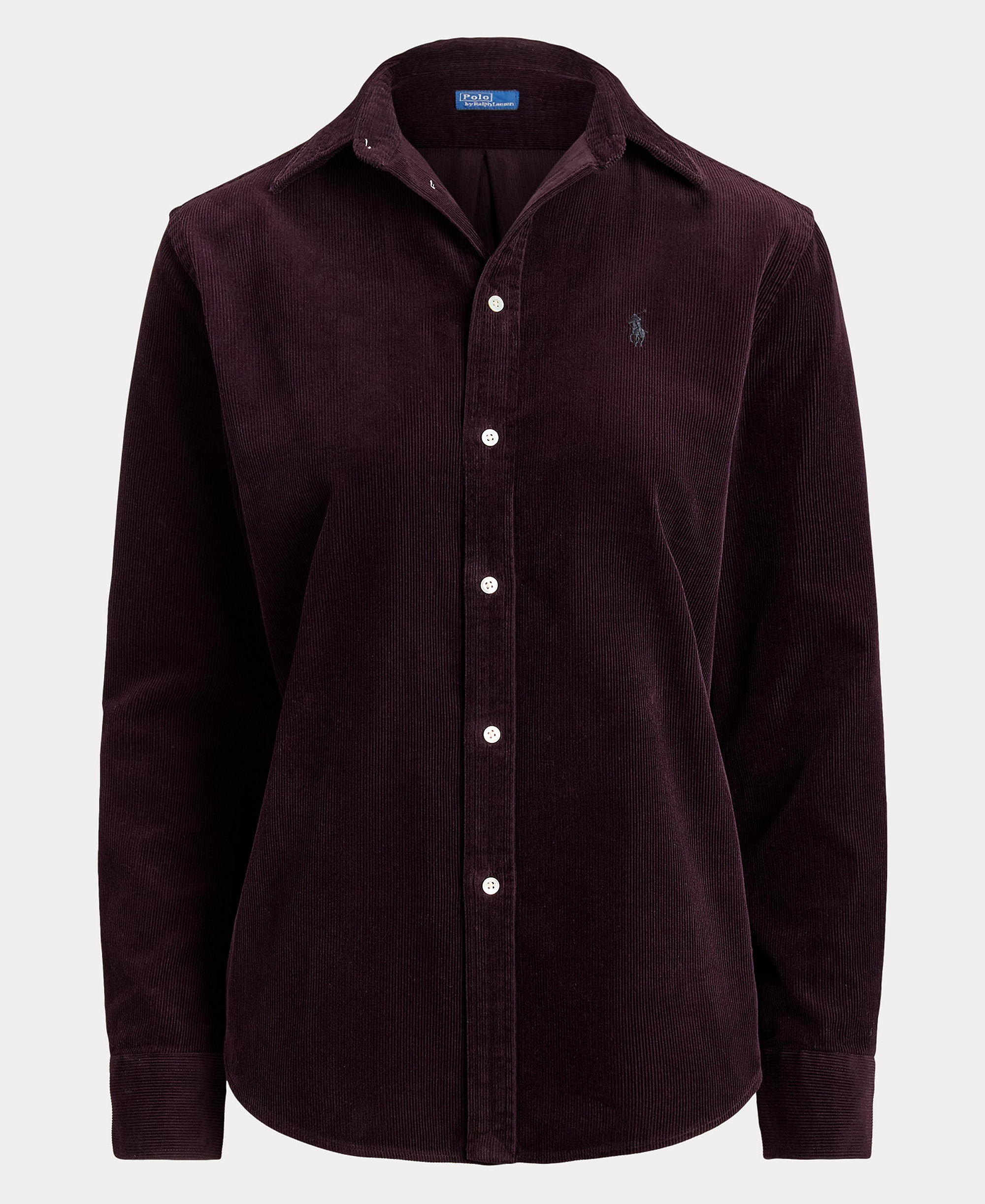 Polo Ralph Lauren Women's Classic-Fit Cotton Corduroy Shirt - Midnight Merlot