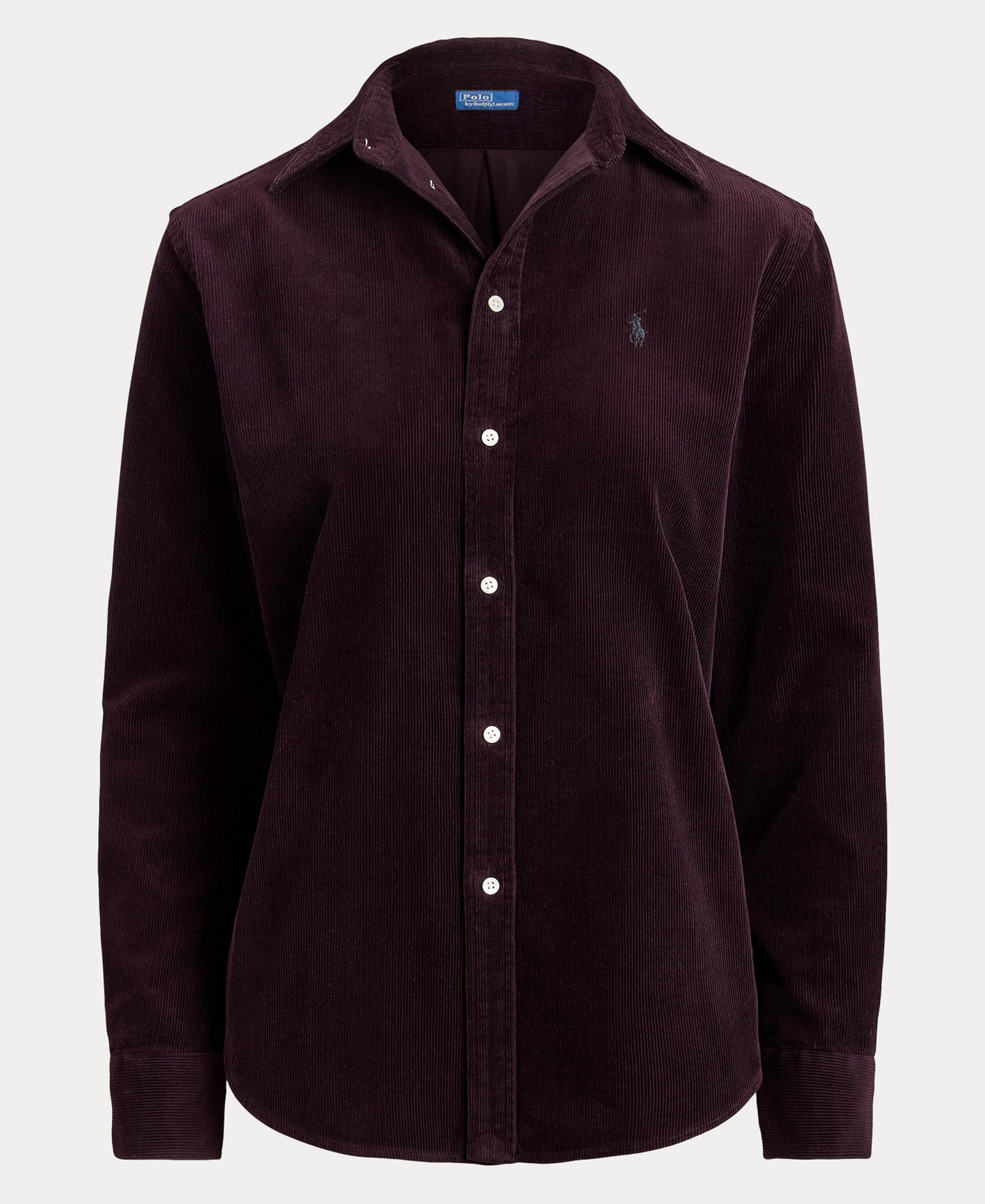 Polo Ralph Lauren Women's Classic-Fit Cotton Corduroy Shirt - Midnight Merlot