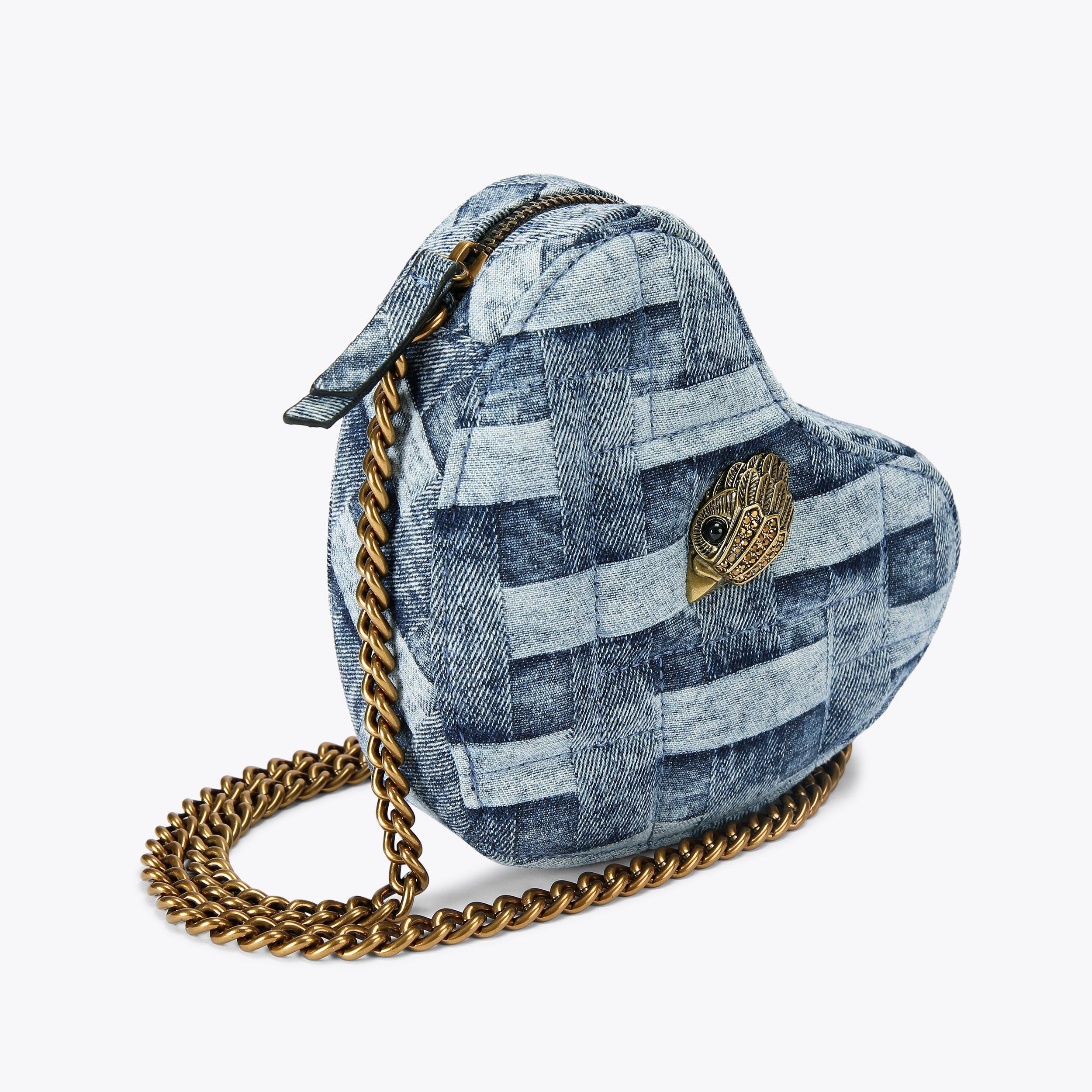 Kurt Geiger London Kensington Heart Bag - Blue - view 3