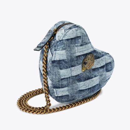 Kurt Geiger London Kensington Heart Bag - Blue - view 3