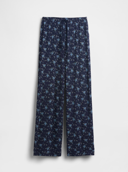 SoftMade Modal PJ Pants - Navy blue floral