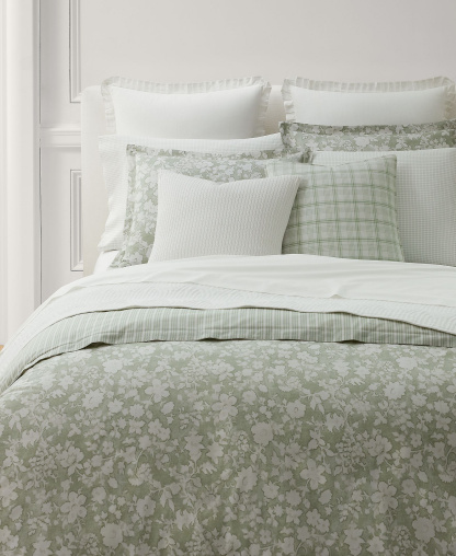 Lauren Ralph Lauren Heather Reversible 3-Pc. Comforter Set, Full/Queen - Green