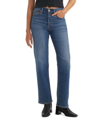 Levi's Women's Ribcage High-Rise Straight-Leg Jeans - The Last Straw
