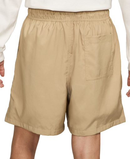 Nike Men's Club Flow Relaxed-Fit Drawstring Shorts - Parachute Beige/white