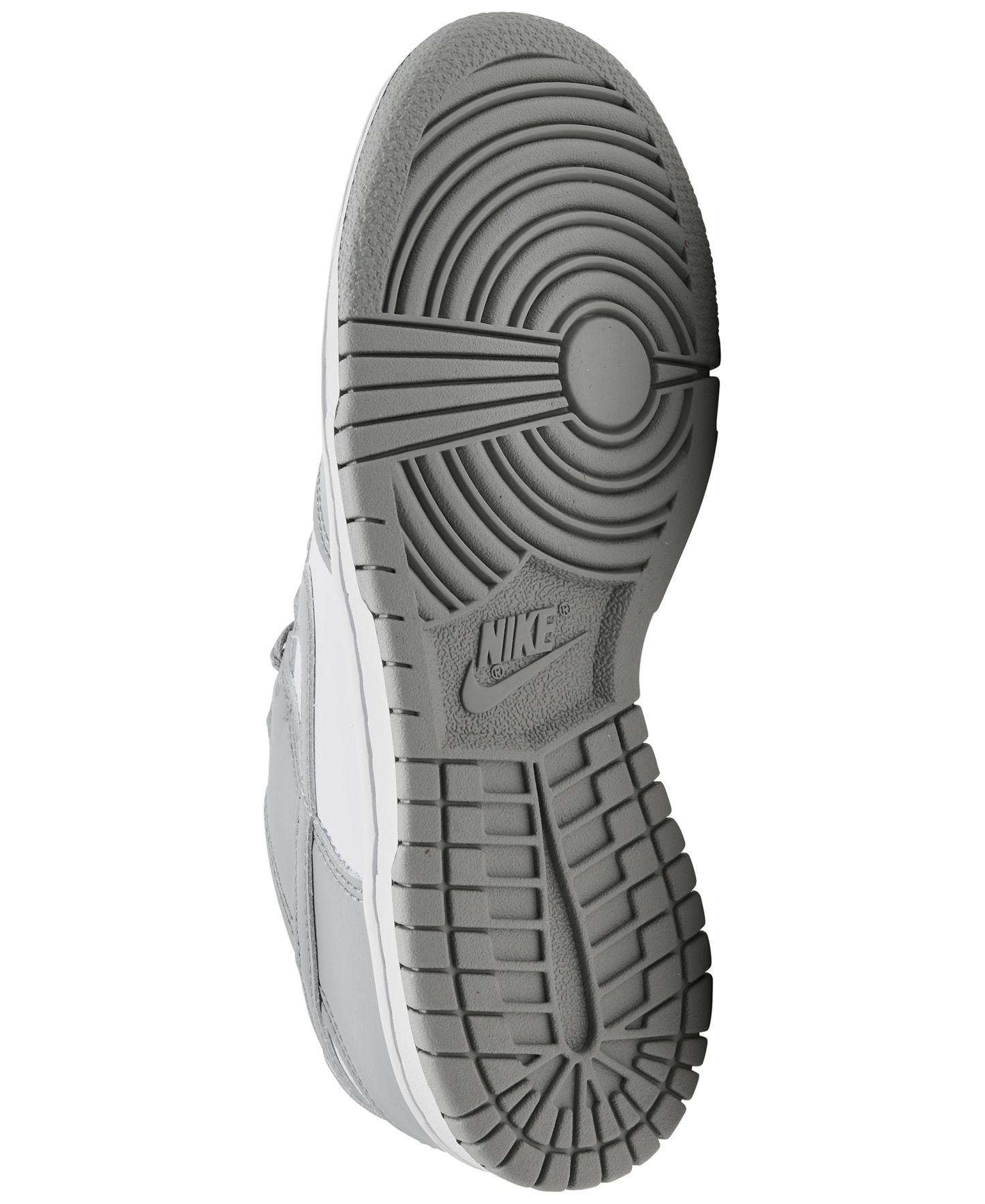 Nike Big Kids' Dunk Low Lifestyle Sneakers from Finish Line - White, Light Smoke Grey