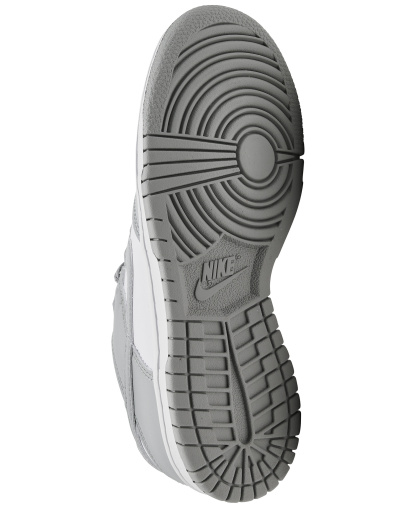 Nike Big Kids' Dunk Low Lifestyle Sneakers from Finish Line - White, Light Smoke Grey