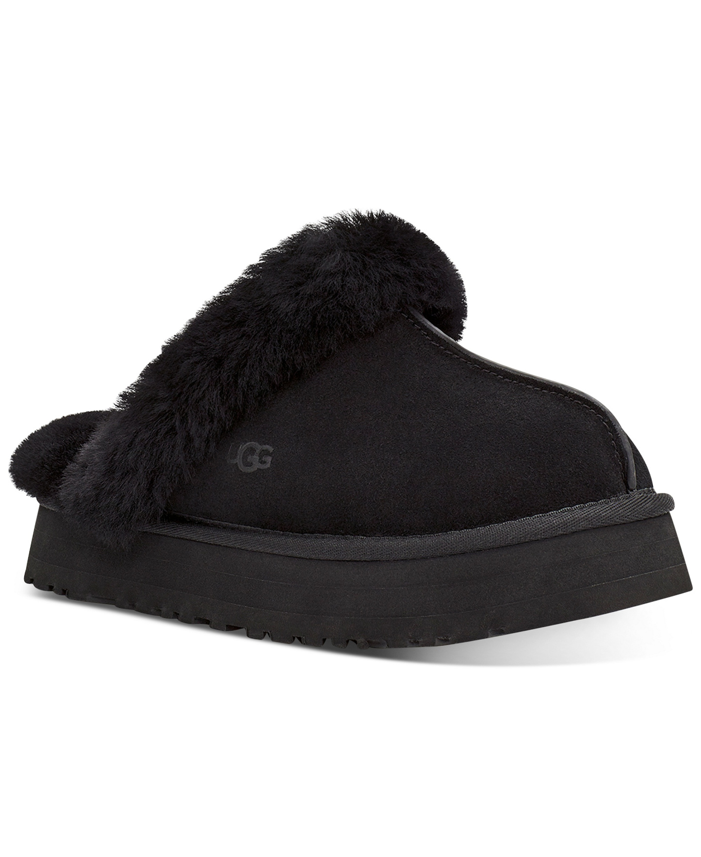 UGG® Women's Disquette Slip-On Clog Slippers - Black