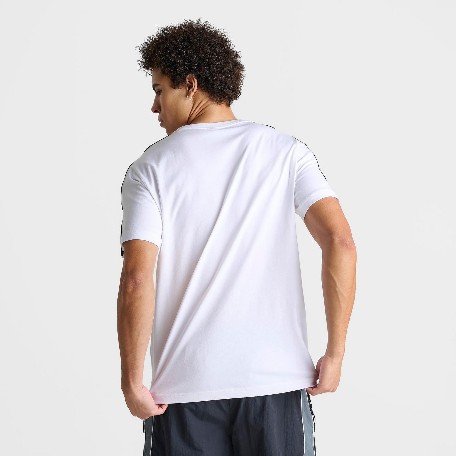 Men's Nike Sportswear Air Max Short-Sleeve Taped T-Shirt - White/Black
