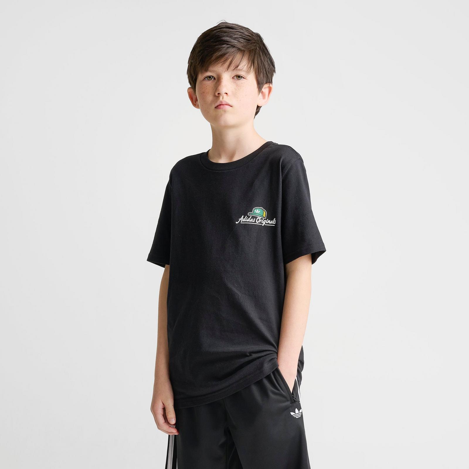 Big Kids' adidas Originals Fresher Than Fresh Graphic T-Shirt - Black - view 3