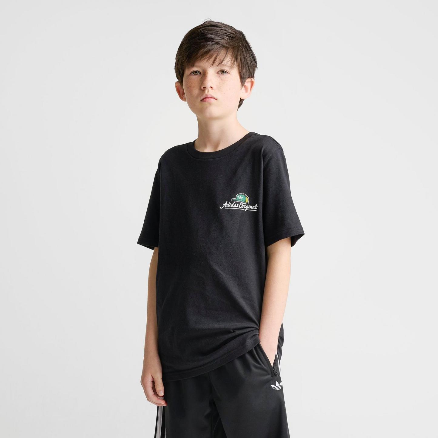Big Kids' adidas Originals Fresher Than Fresh Graphic T-Shirt - Black - view 3