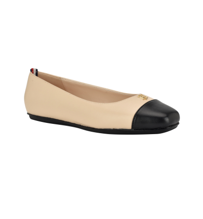 Tommy Hilfiger Women's Bekim Cap Toe Ballet Flats - Ivory