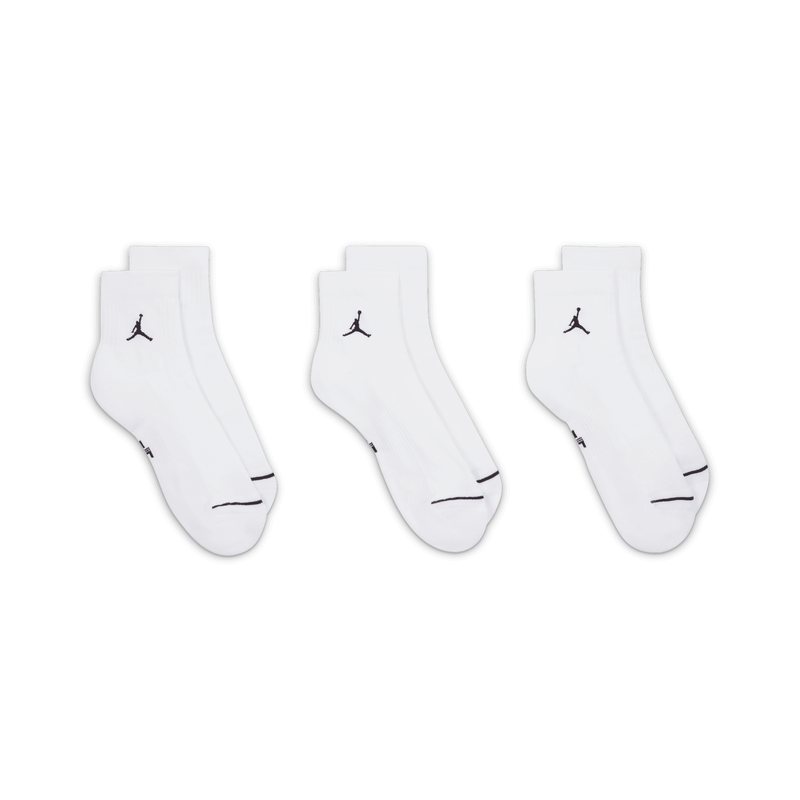 Jordan Everyday Ankle Socks (3-Pack) - White - view 4