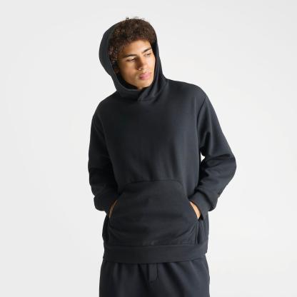Men's Nithtke 24.7 ImpossiblySoft Dri-FIT Pullover Hoodie - Black/Black/Dark Smoke Grey