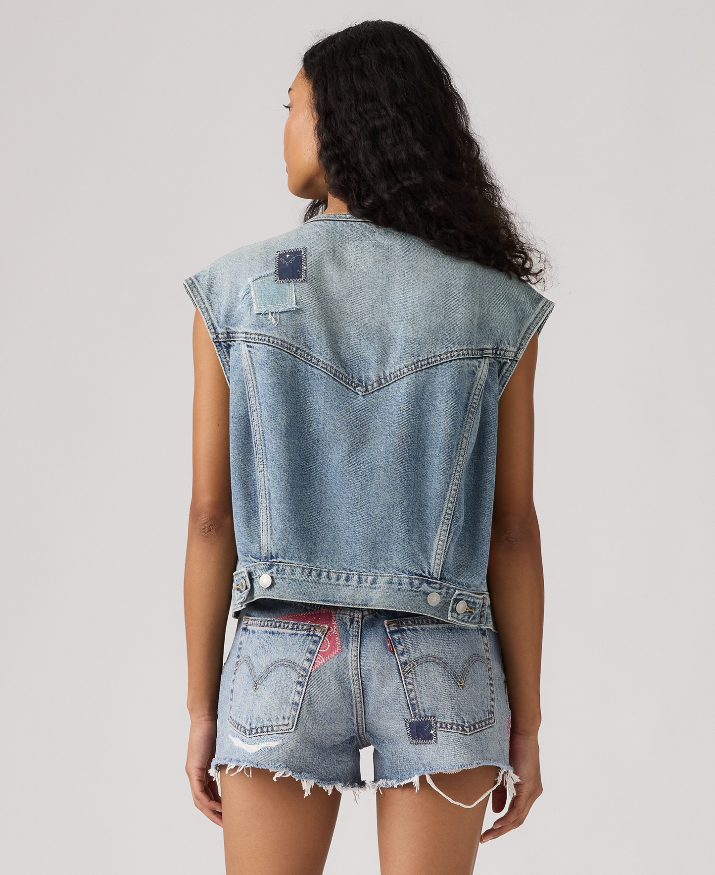 Levi's Premium Women's Relaxed-Fit Sleeveless Trucker Jacket - Melodys Muse Vest