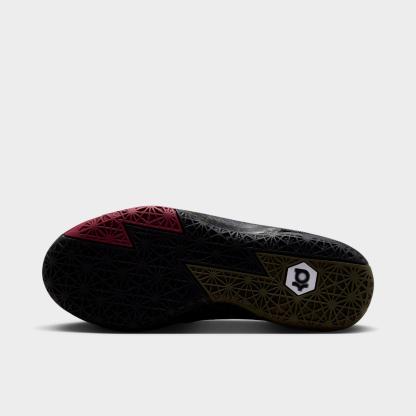 Big Kids' Nithtke KD 6 Basketball Shoes - Black/Atomic Red/Medium Olive/Noble Red - Bottom view