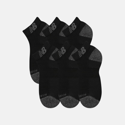 New Balance Active Low Cut Socks 6 Pack, LAS65203BK
